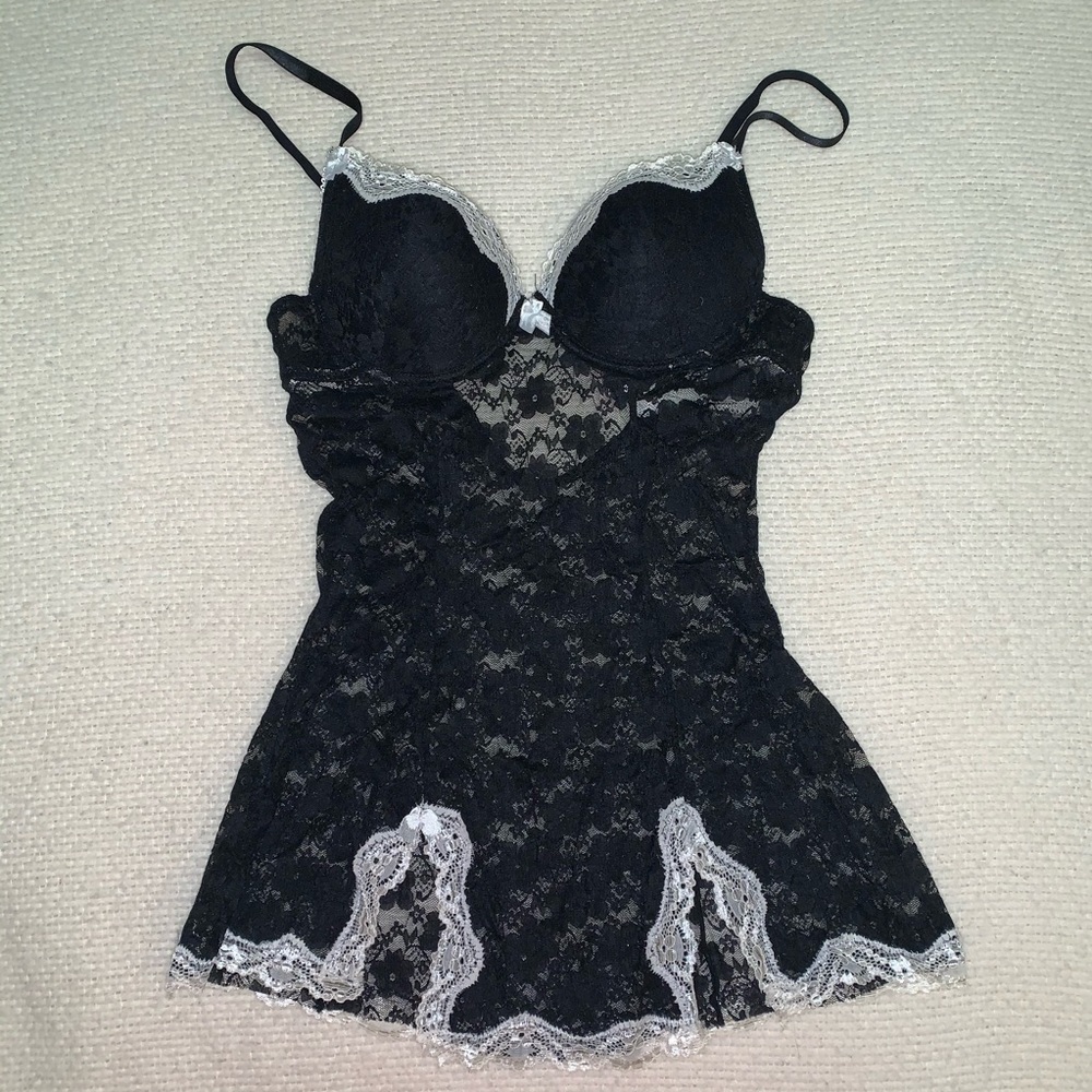 Nature Intimates, Black Lace Lingerie Size 34B